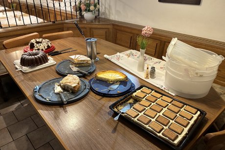 selbstgemachter Kuchen