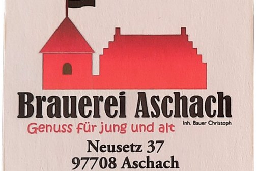Firmenlogo der Brauerei Aschach