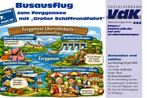 Busausflug Forggensee