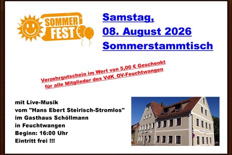 Sommerfest im Gasthaus Sch&ouml;llmann