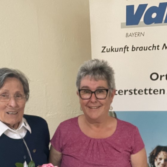 Die bisherige und die neue Vorsitzende