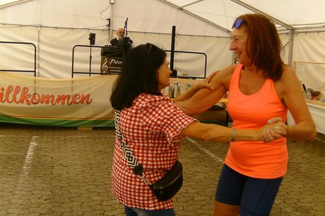 Es durfte auch getanzt werden.