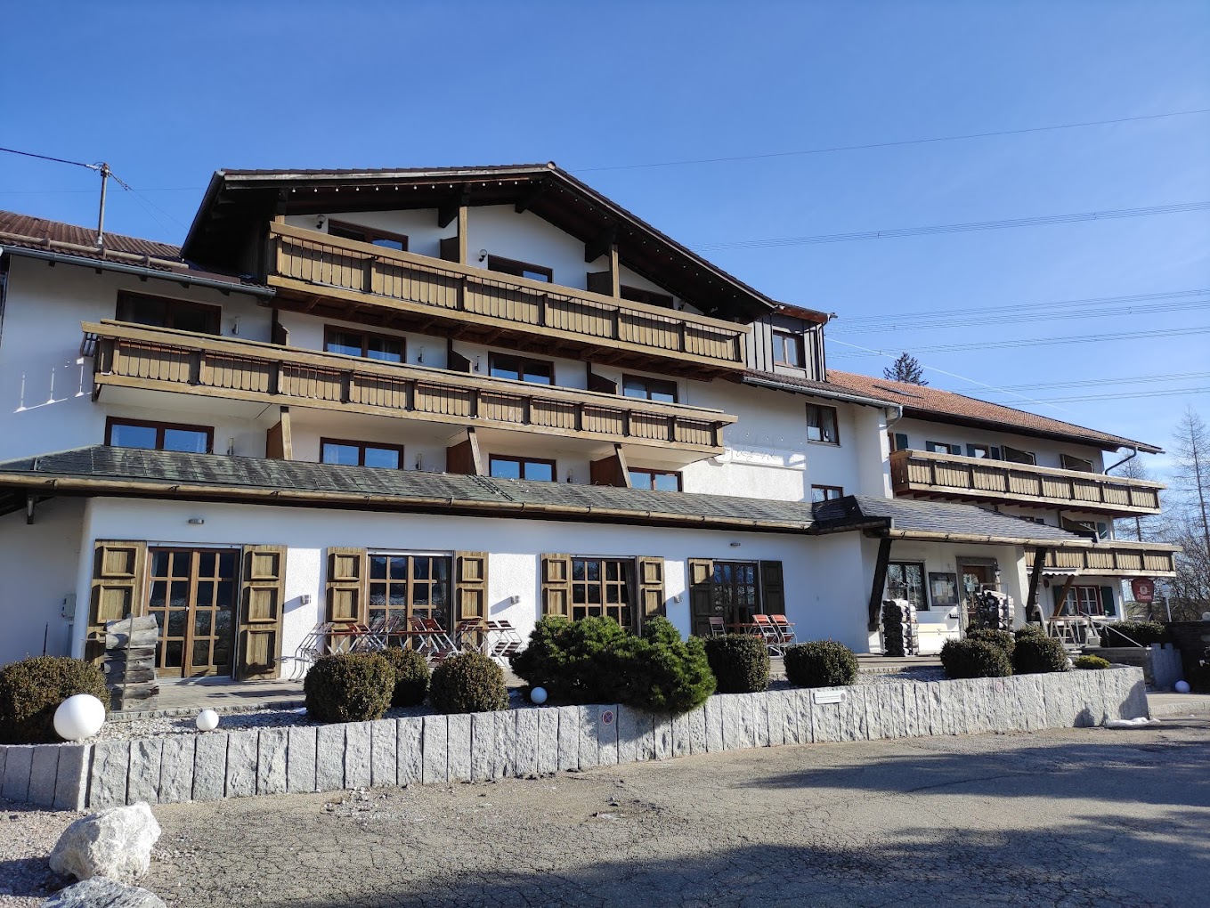 Familien Hotel Löwen Terassenansicht