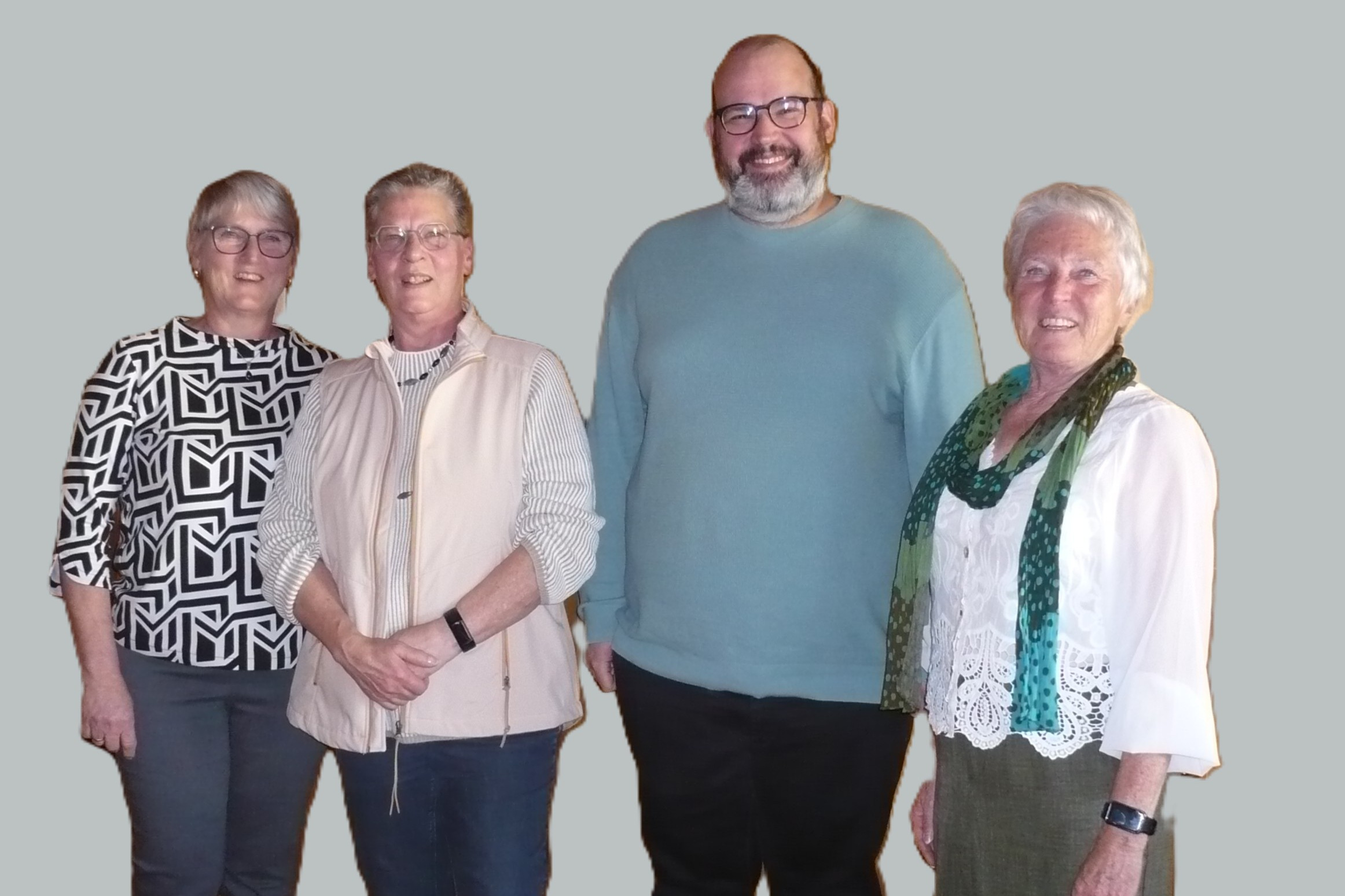v.r. Evi Waldherr, Tobias Kalb, Barbara Schl&uuml;sselhuber, Gabi Karlstetter