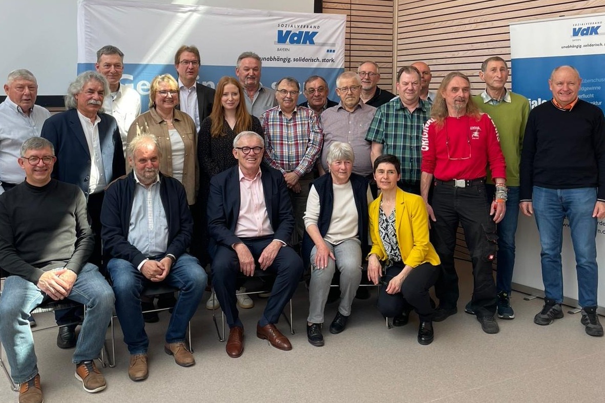Gruppenbild Vorstand KV Ingolstadt-Eichst&auml;tt bei dem Kreisverbandstag