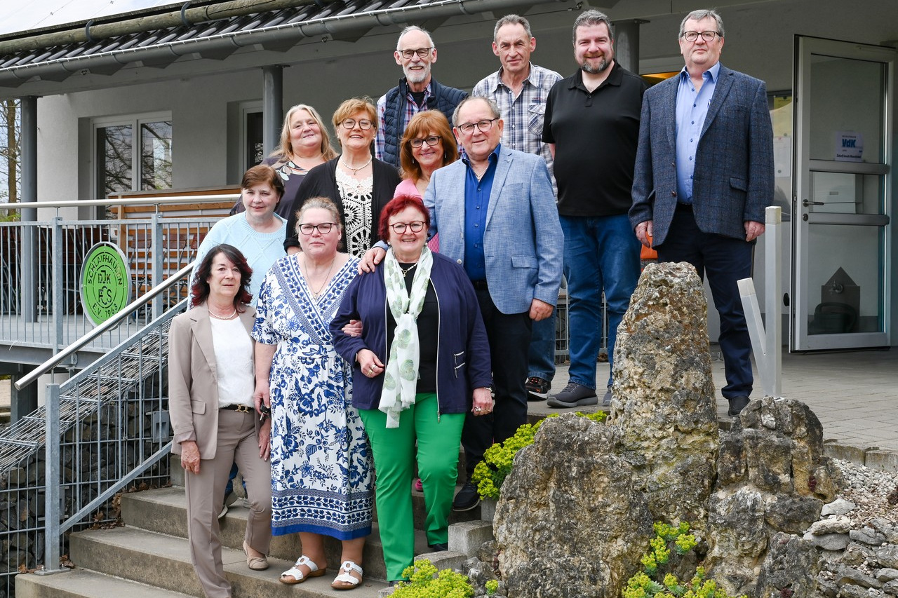 Gruppenbild - VdK Wiesenthau - Vorstandschaft