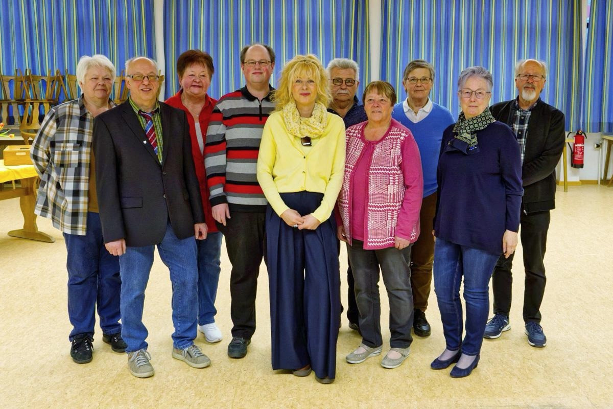 OV Schwarzach (b. Kulmbach) gruppenbild der Vorstandschaft