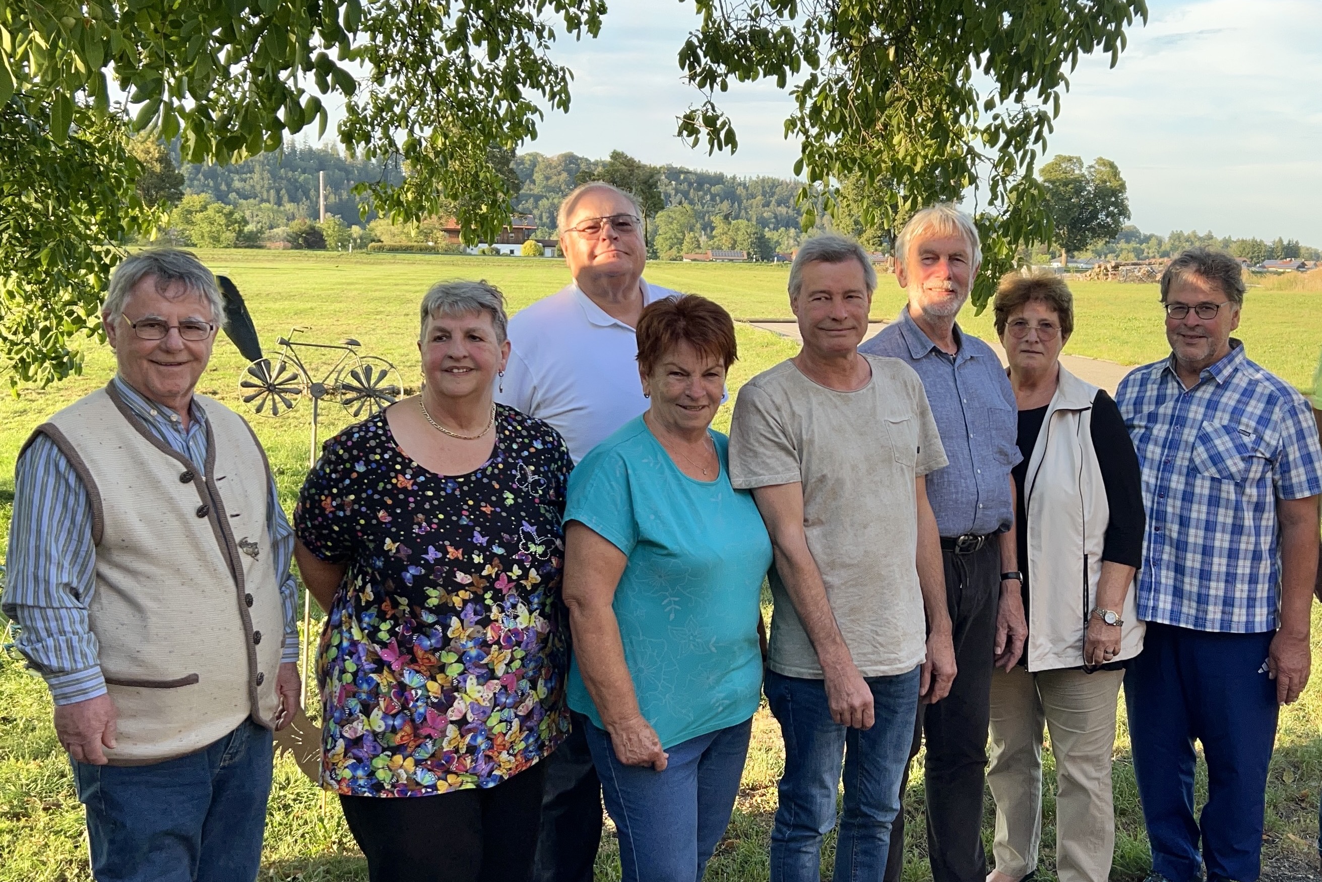 die Vorstandsmitglieder des VdK Ortsverbandes Bruckm&uuml;hl