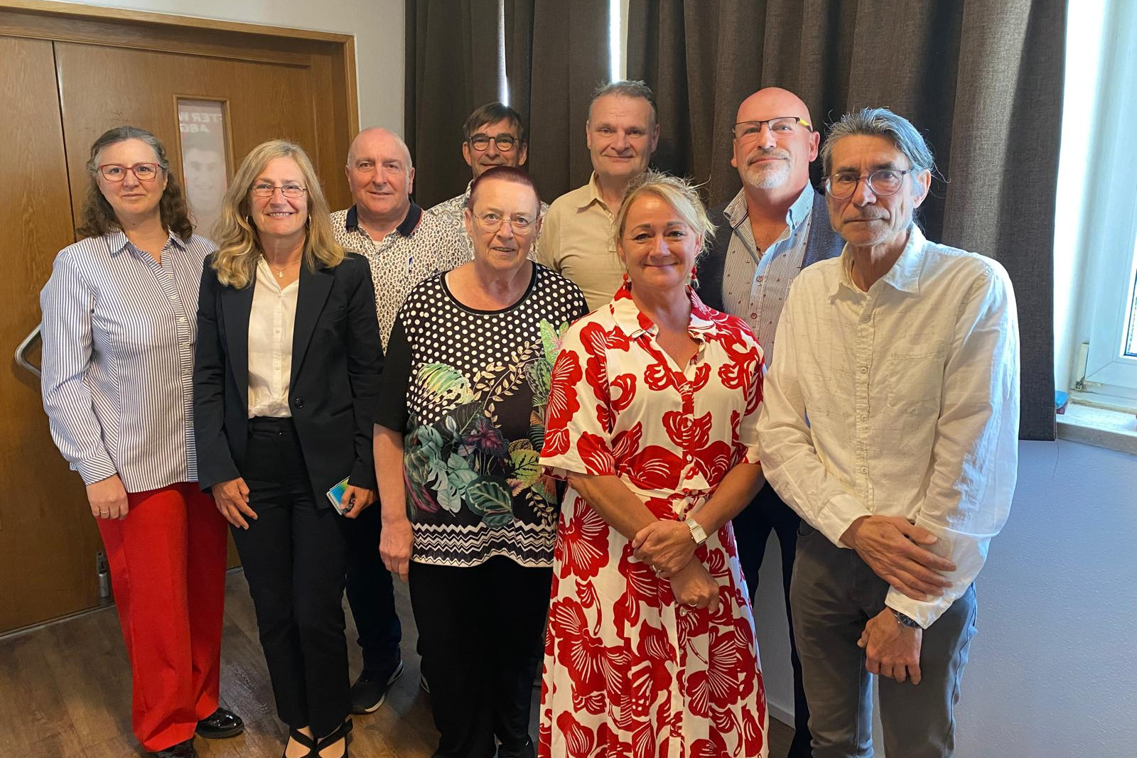 (v.l.n.r.) Ingrid Mattes, Regina Romeike, J&uuml;rgen Roith, Udo Schneider, Dagmar Roith, Othmar Petsch, Manuela Rottler, Richard Rottler, Reiner Landsleitner