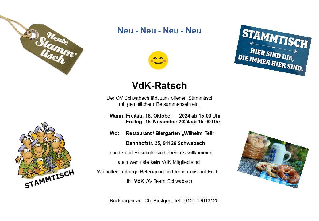 VdK OV - Ratsch - Stammtisch