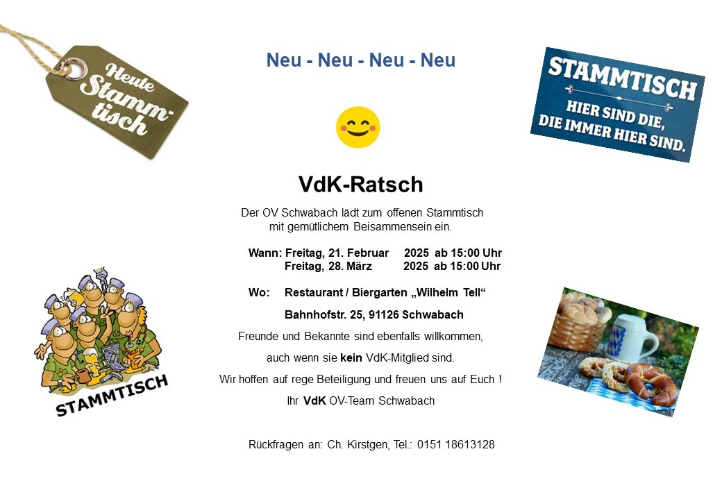 VdK OV - Ratsch - Stammtisch