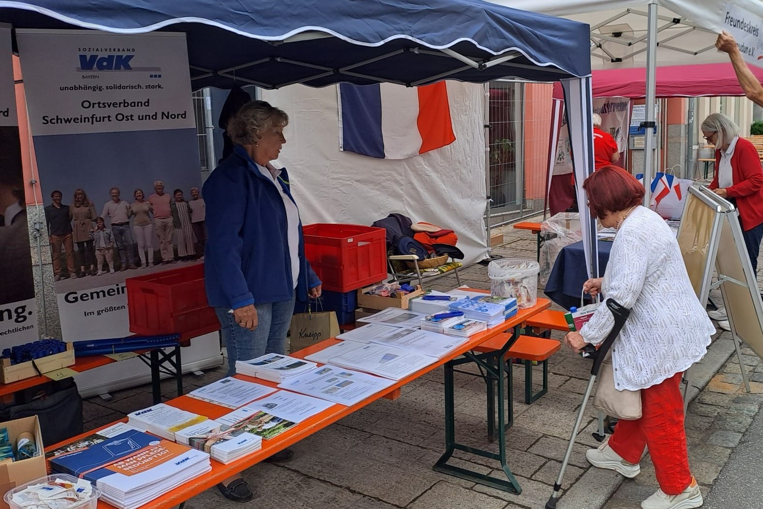 Foto vom Stand der Ehrenamtsmesse Schweinfurt