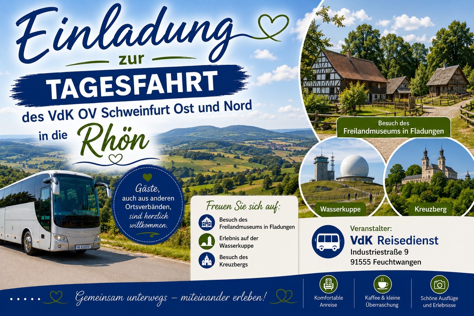 Einladungsbild zur Tagesfahrt in die Rh&ouml;n
