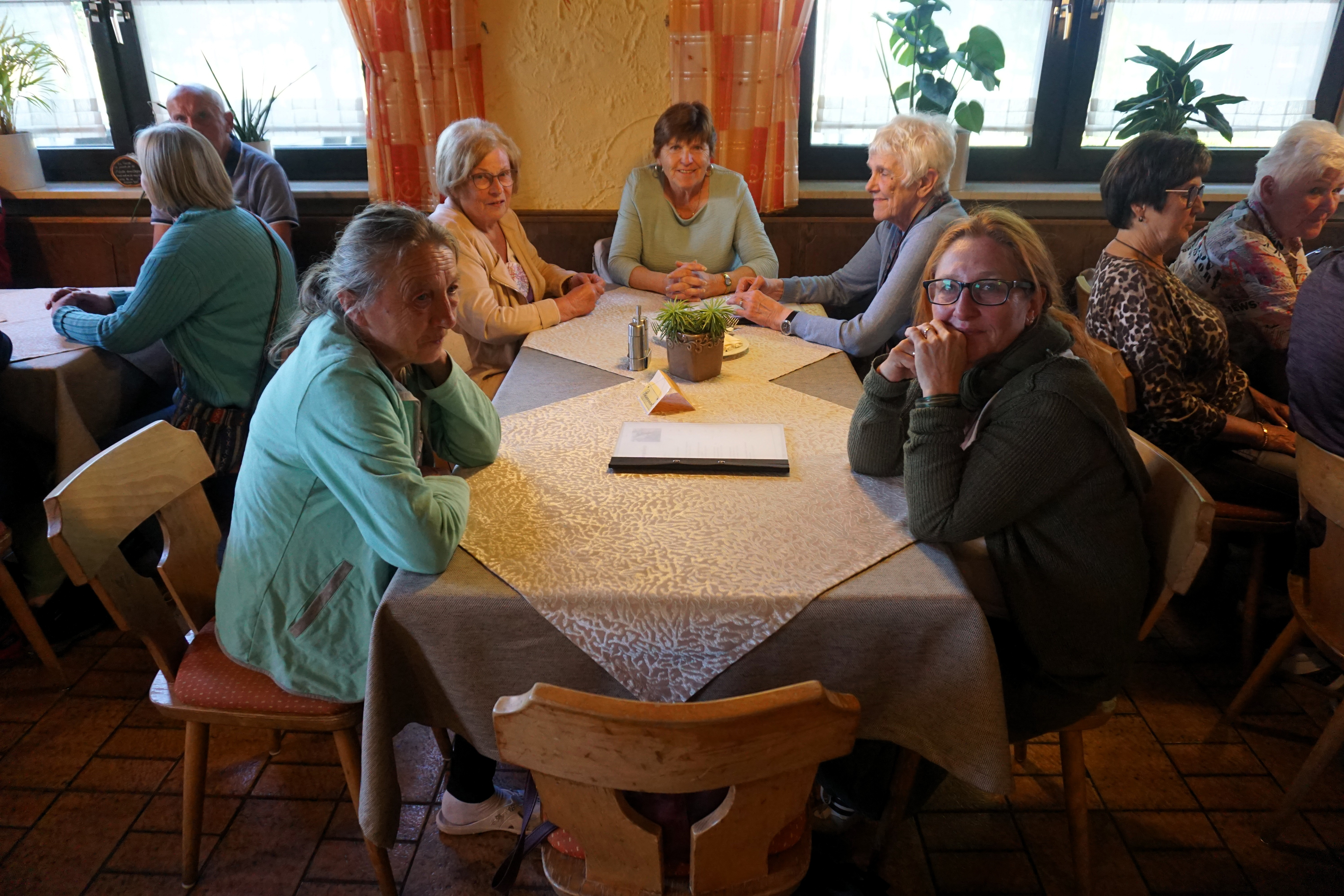 Abendeinkehr beim Brauerei-Gasthof Dinkel in Stublang
