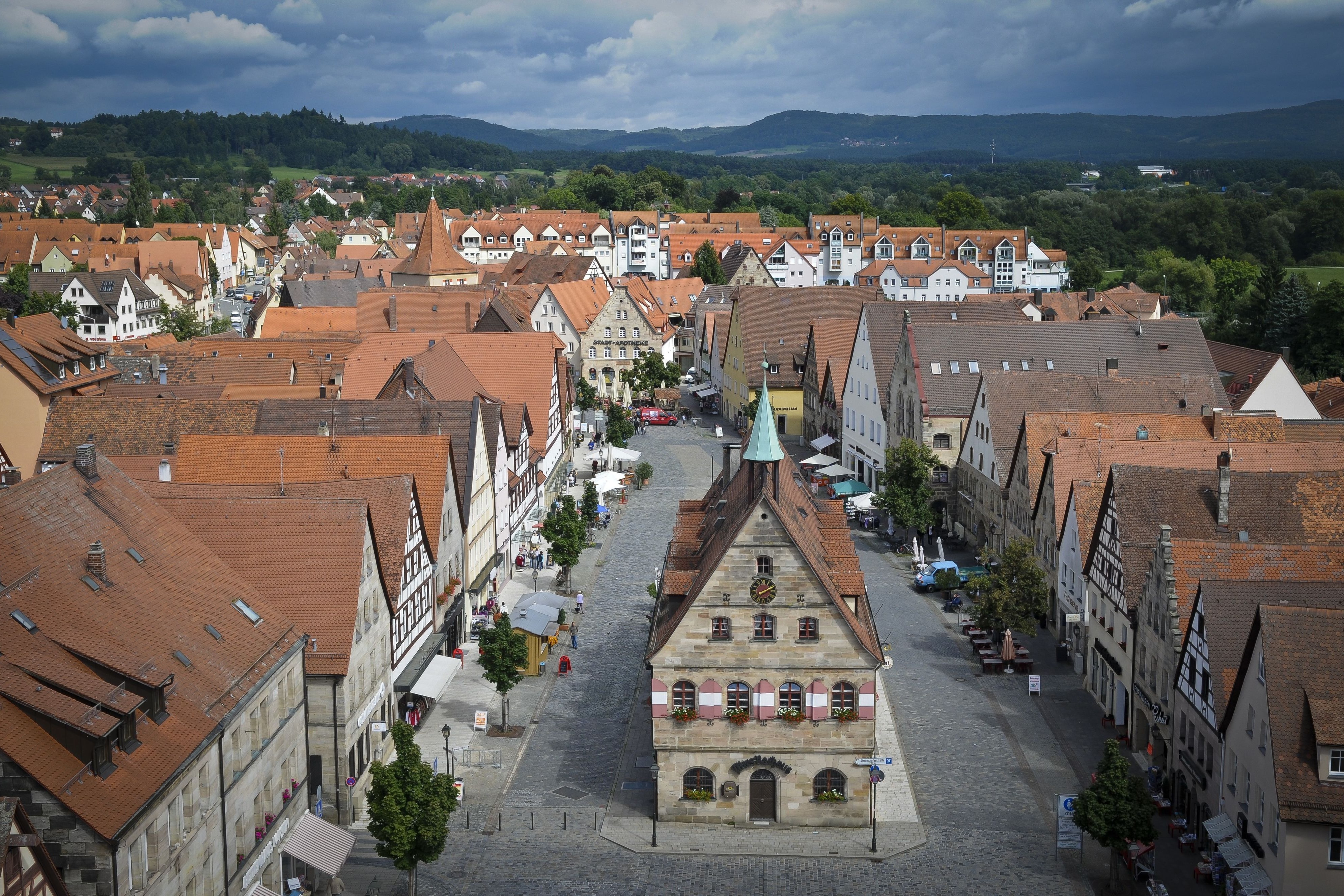 Panoramablick Lauf an der Pegnitz