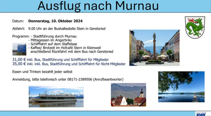 Ausflug nach Murnau