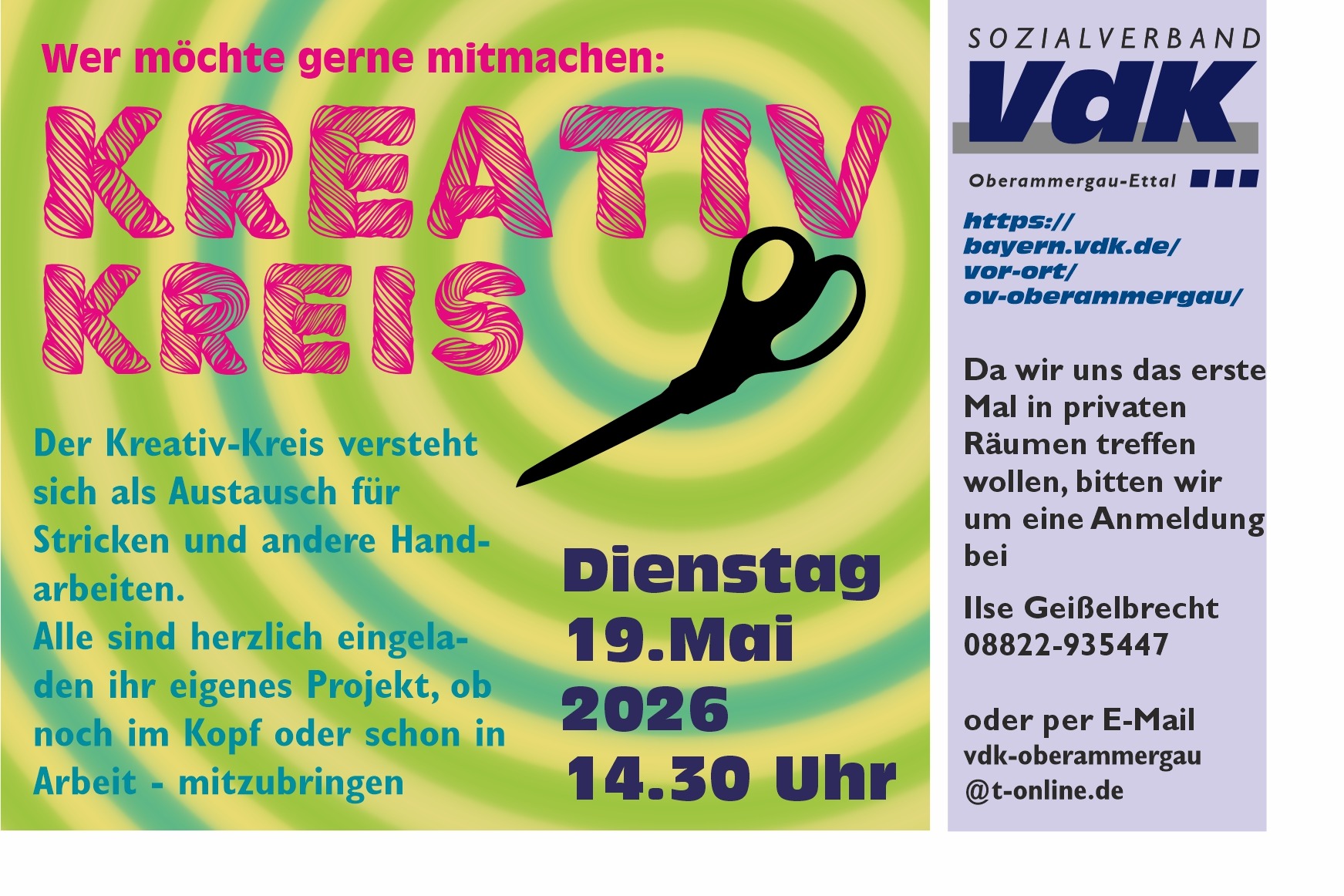 Kreativ-Kreis im Mai