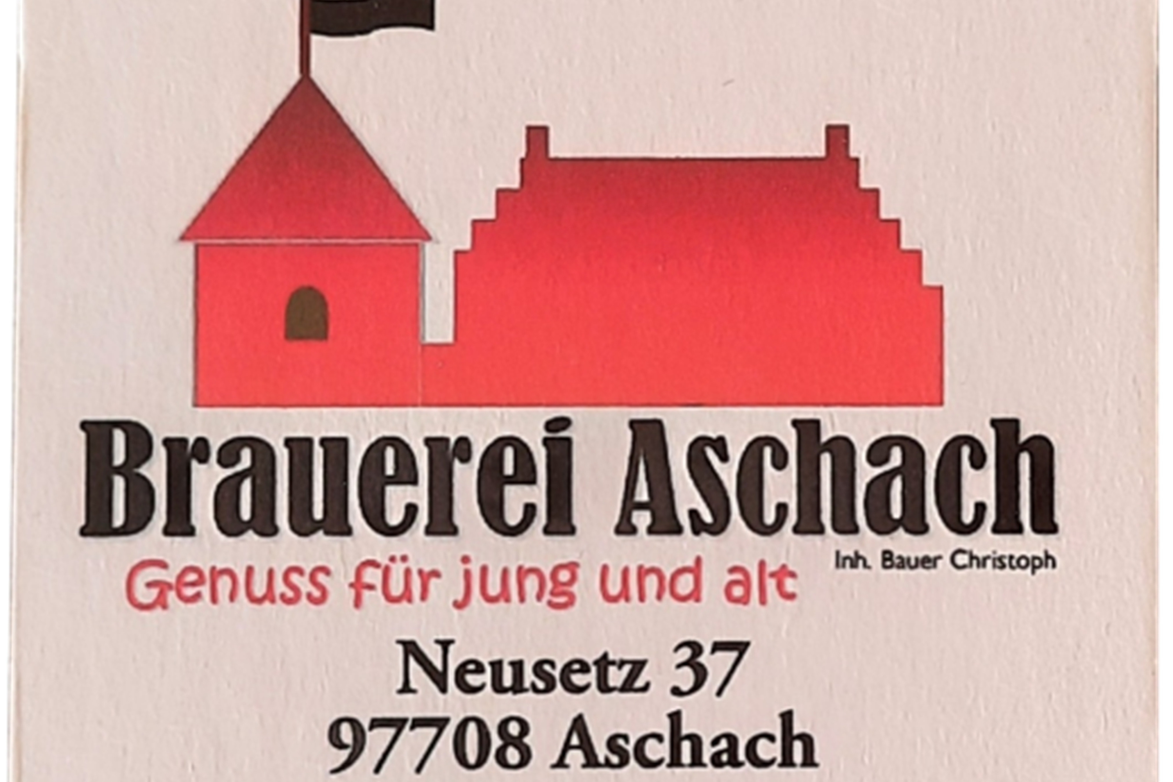 Firmenlogo der Brauerei Aschach