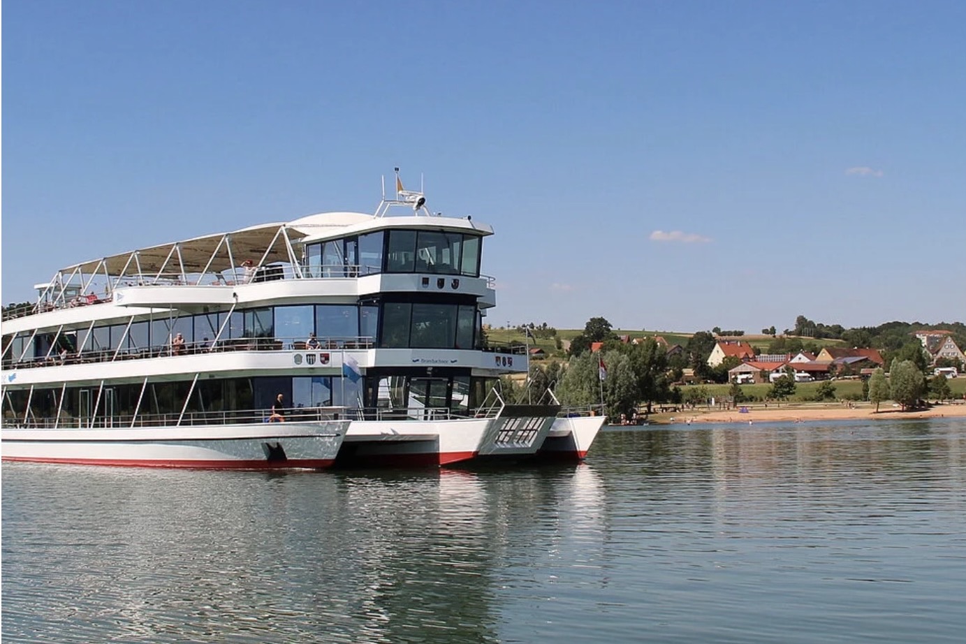 Schifffahrt auf dem Brombachsee