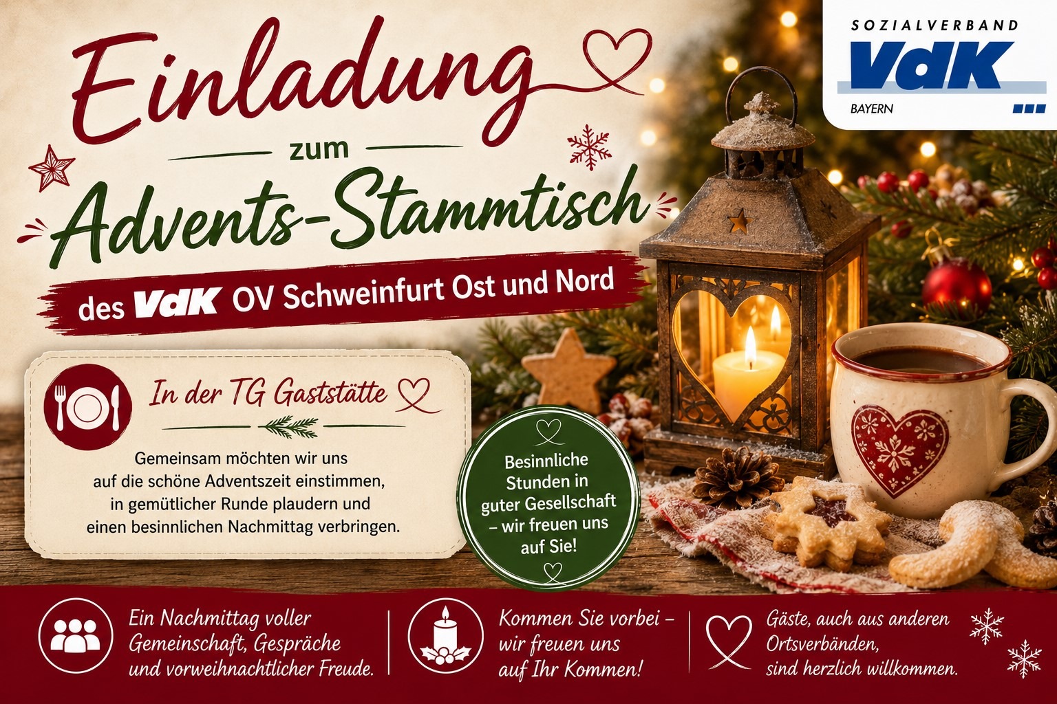 Einladungsbild zum Advents-Stammtisch