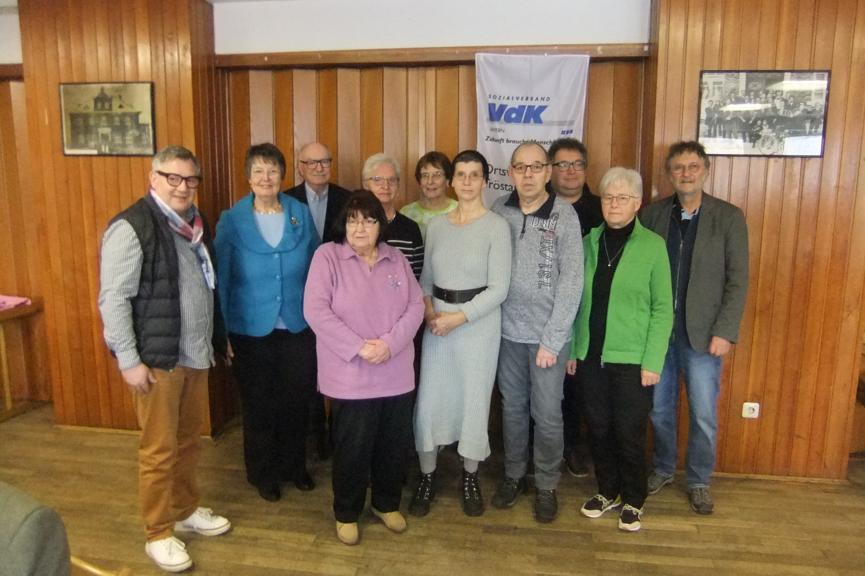 Jubilare auf der JHV 2025 des VdK OV-Tröstau