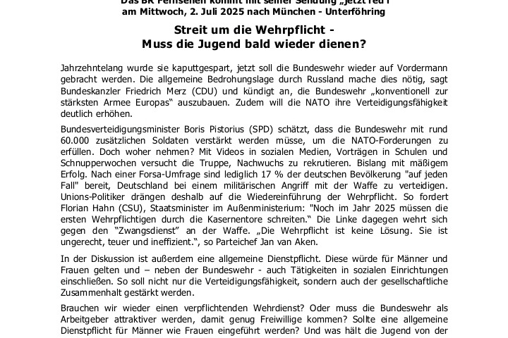 Einladung f&uuml;r Veranstaltung Jetzt red i !