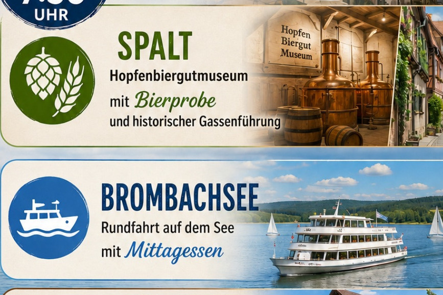 Ganztagesausflug vom Jahr 2026 Programm Ganztagesausflug 2026