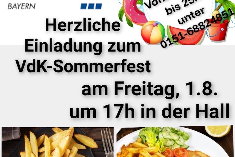 Einladung zum Sommerfest
