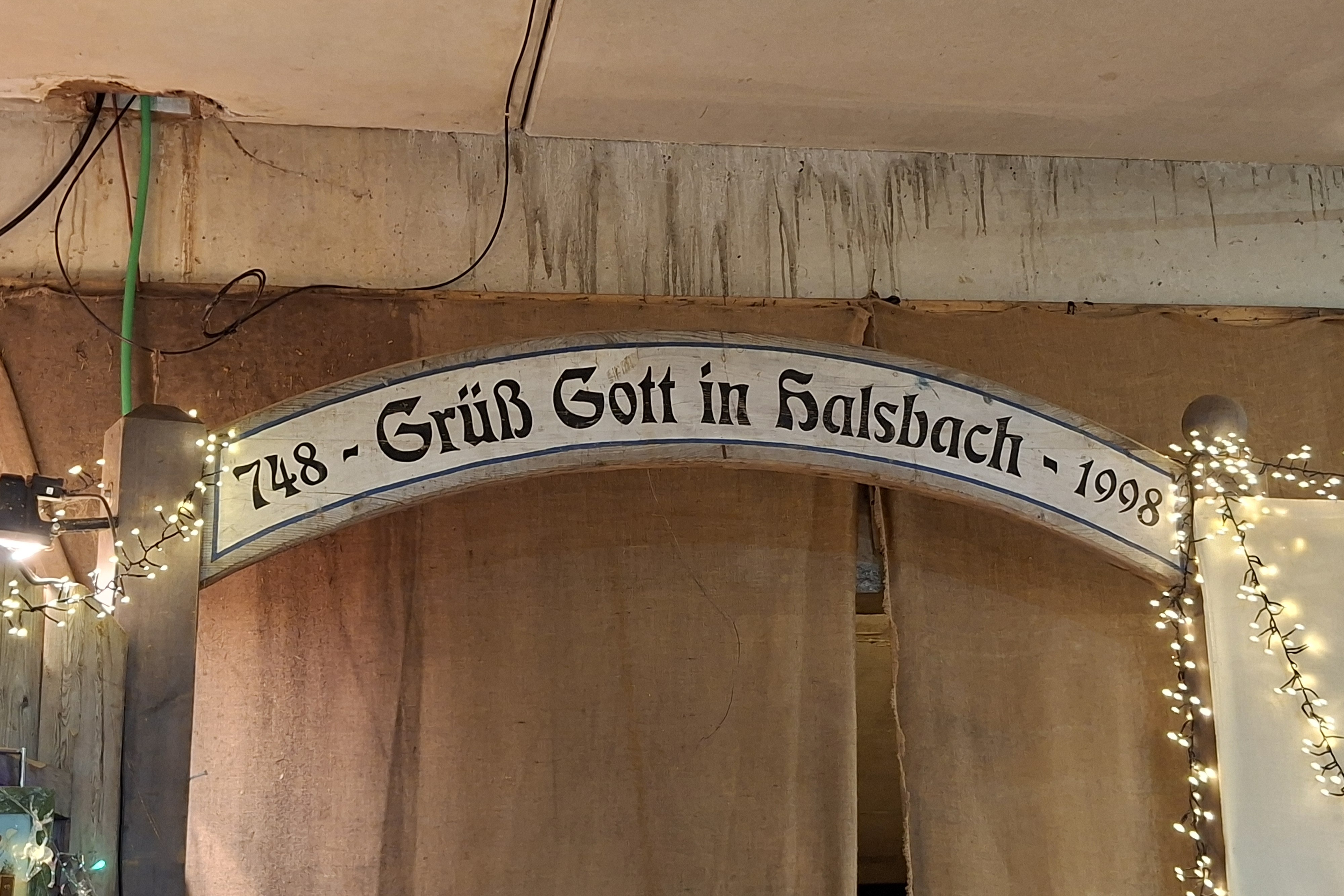 Halsbach Begrüßung