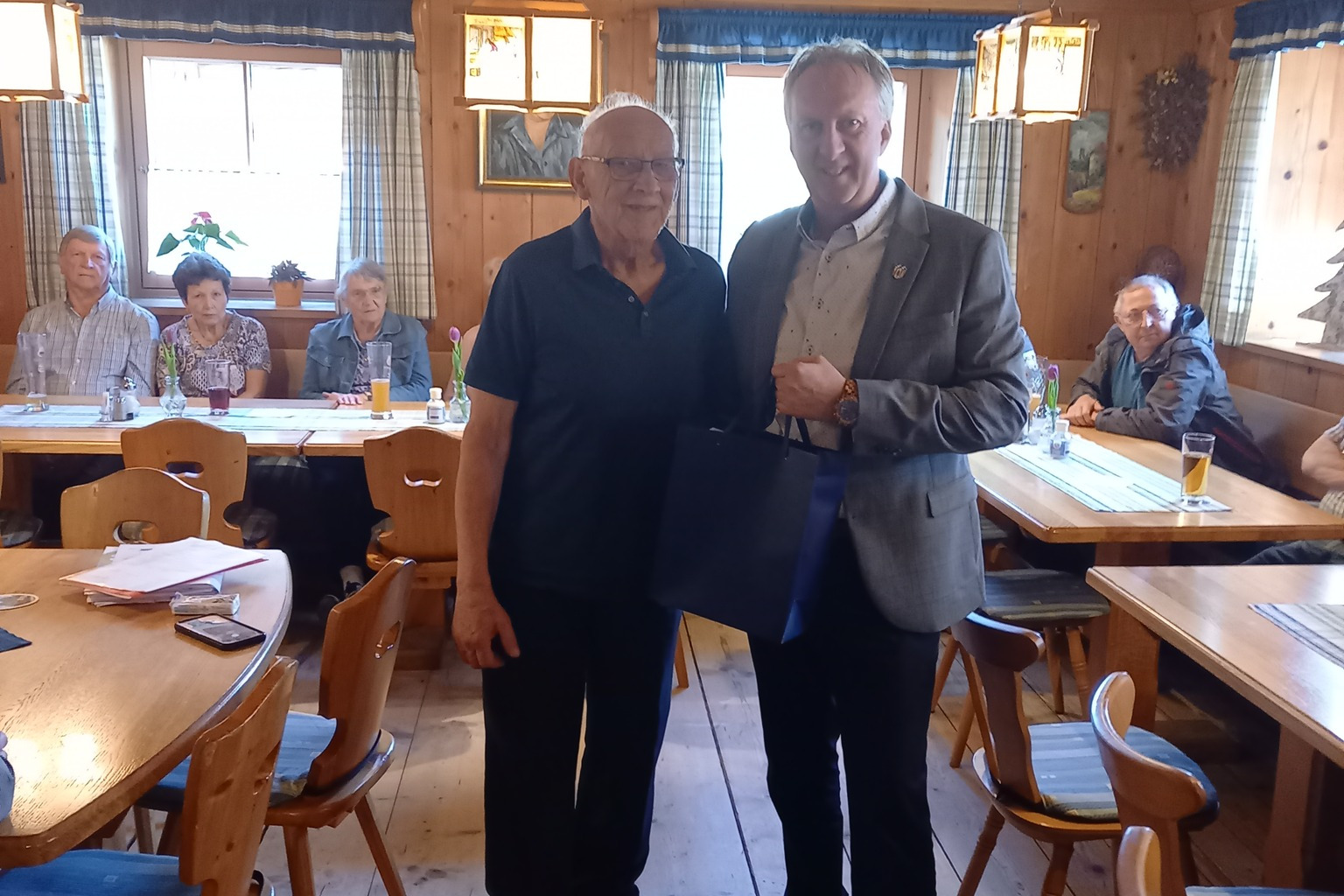 Foto (Frau Oppowa) Manfred Fink und Helmut Plenk