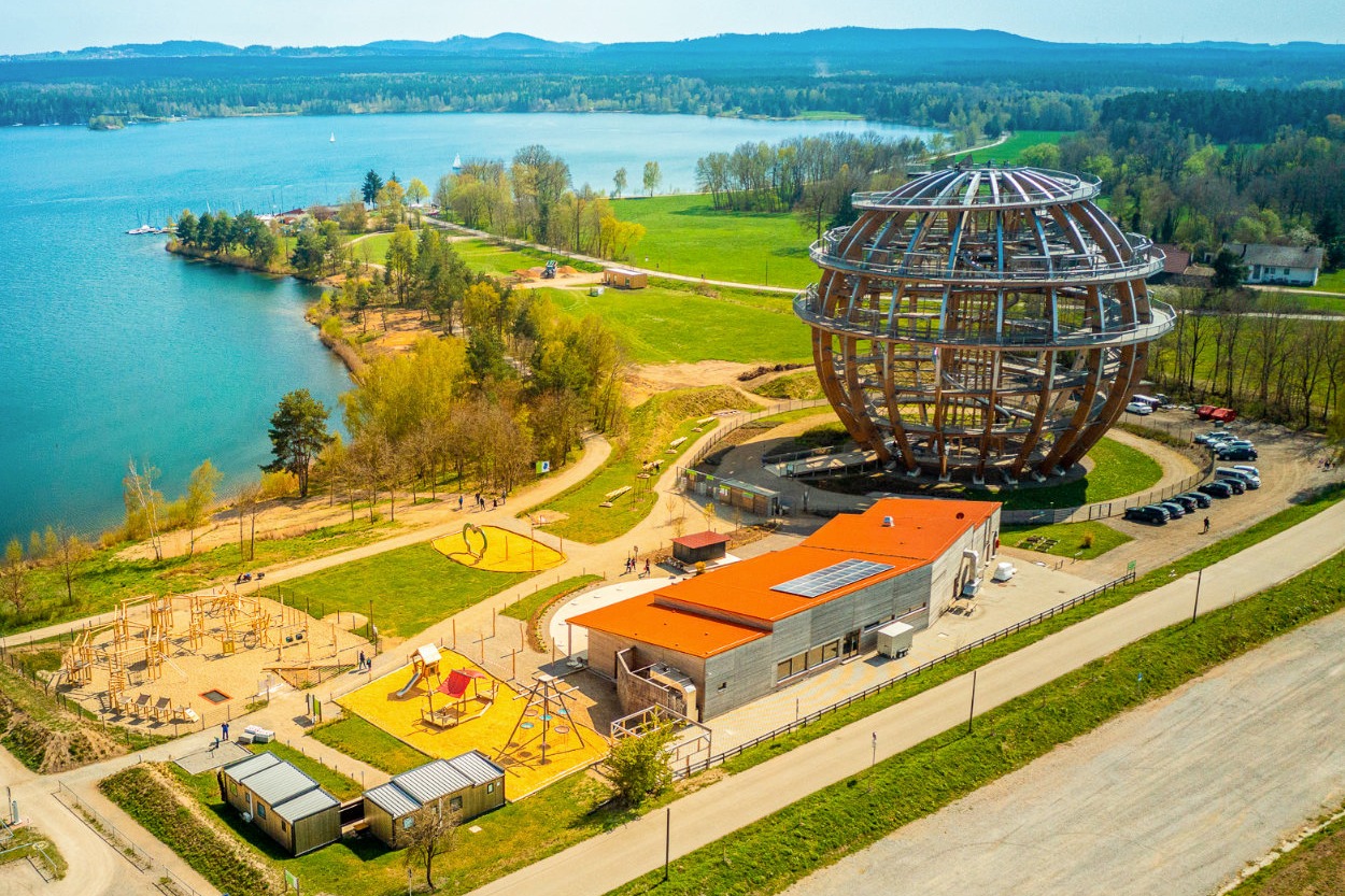 Bild von der Erlebnisholzkugel