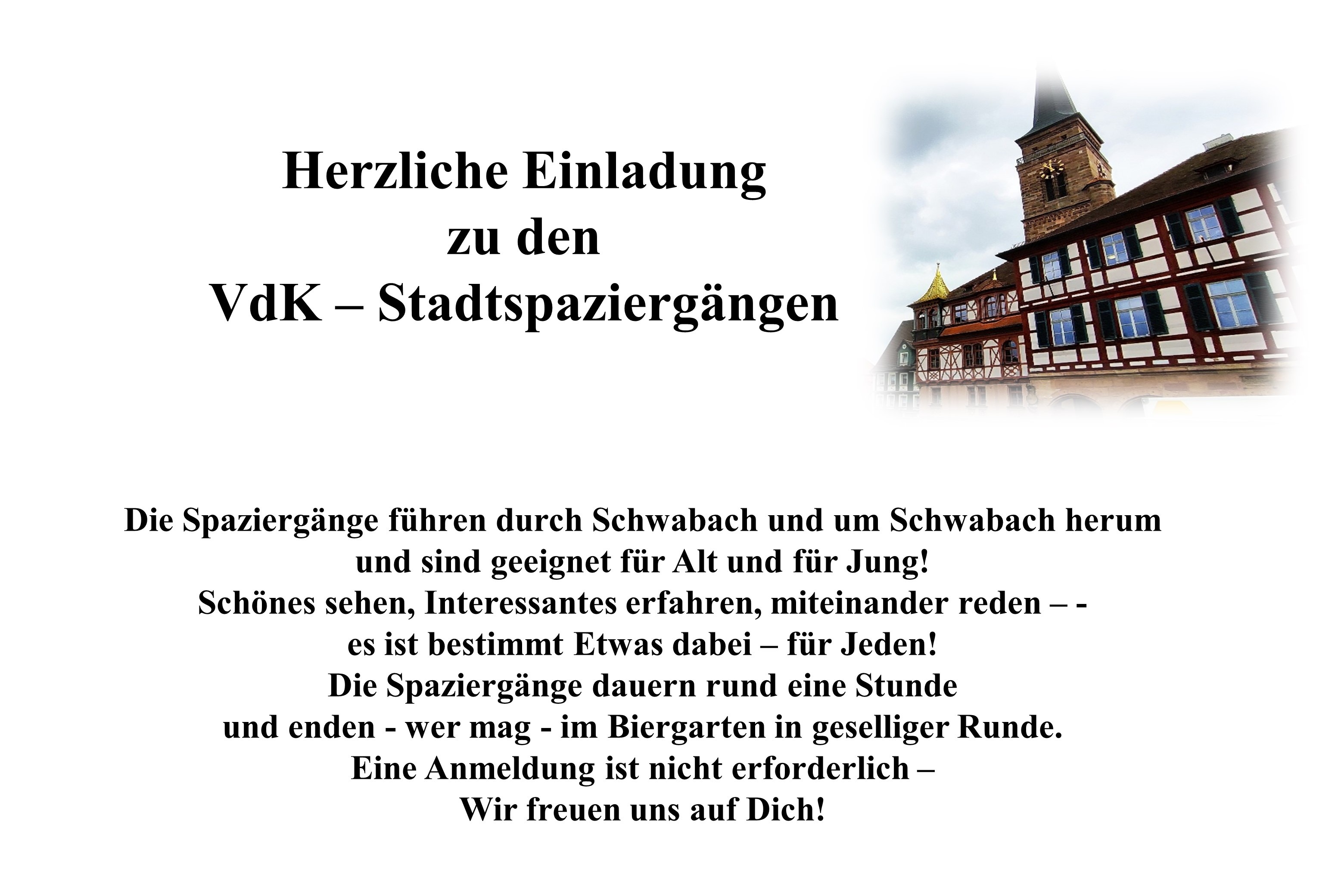 VdK Einladung zum Stadtspaziergang