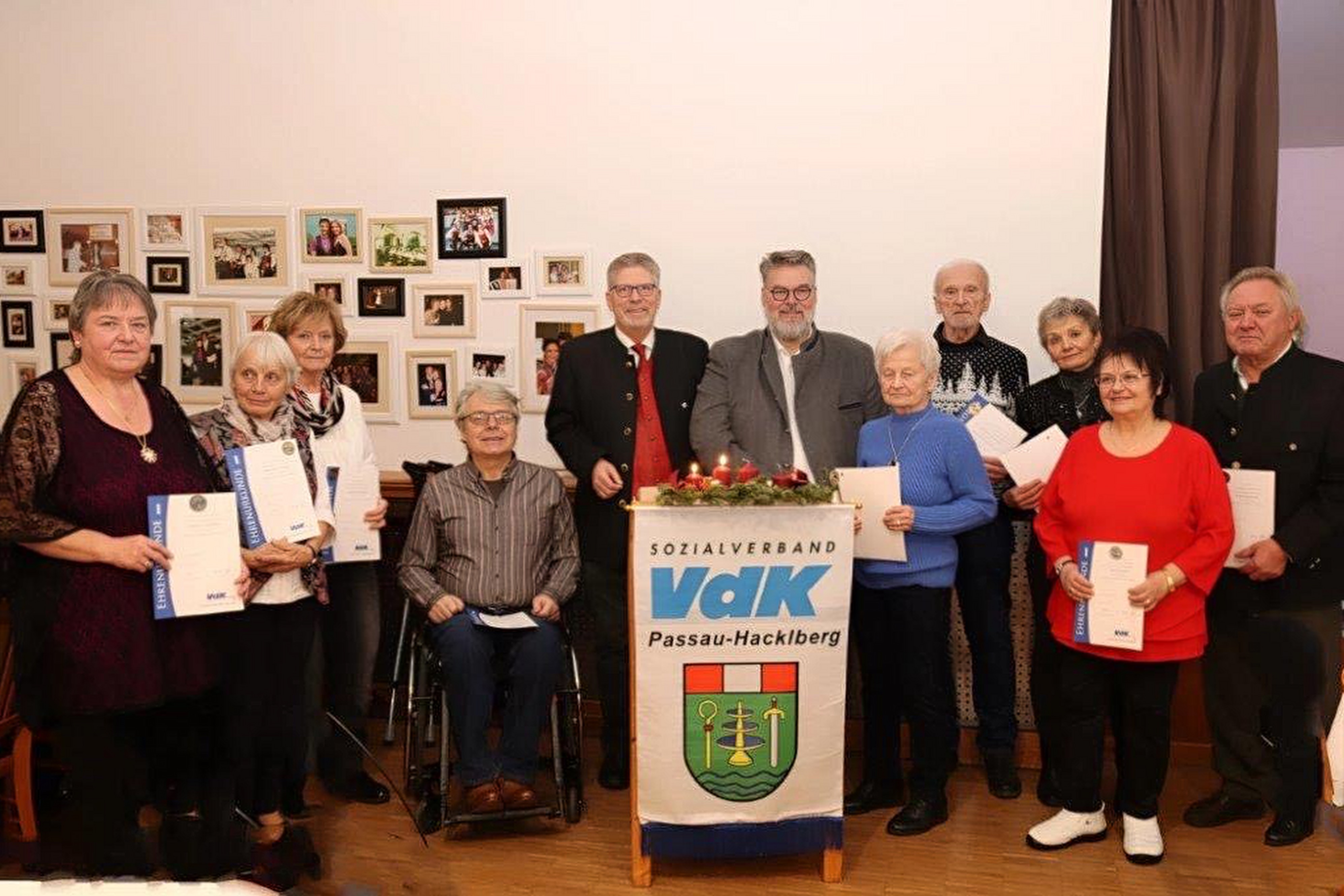 Ehrung der Jubilare durch den B&uuml;rgermeister