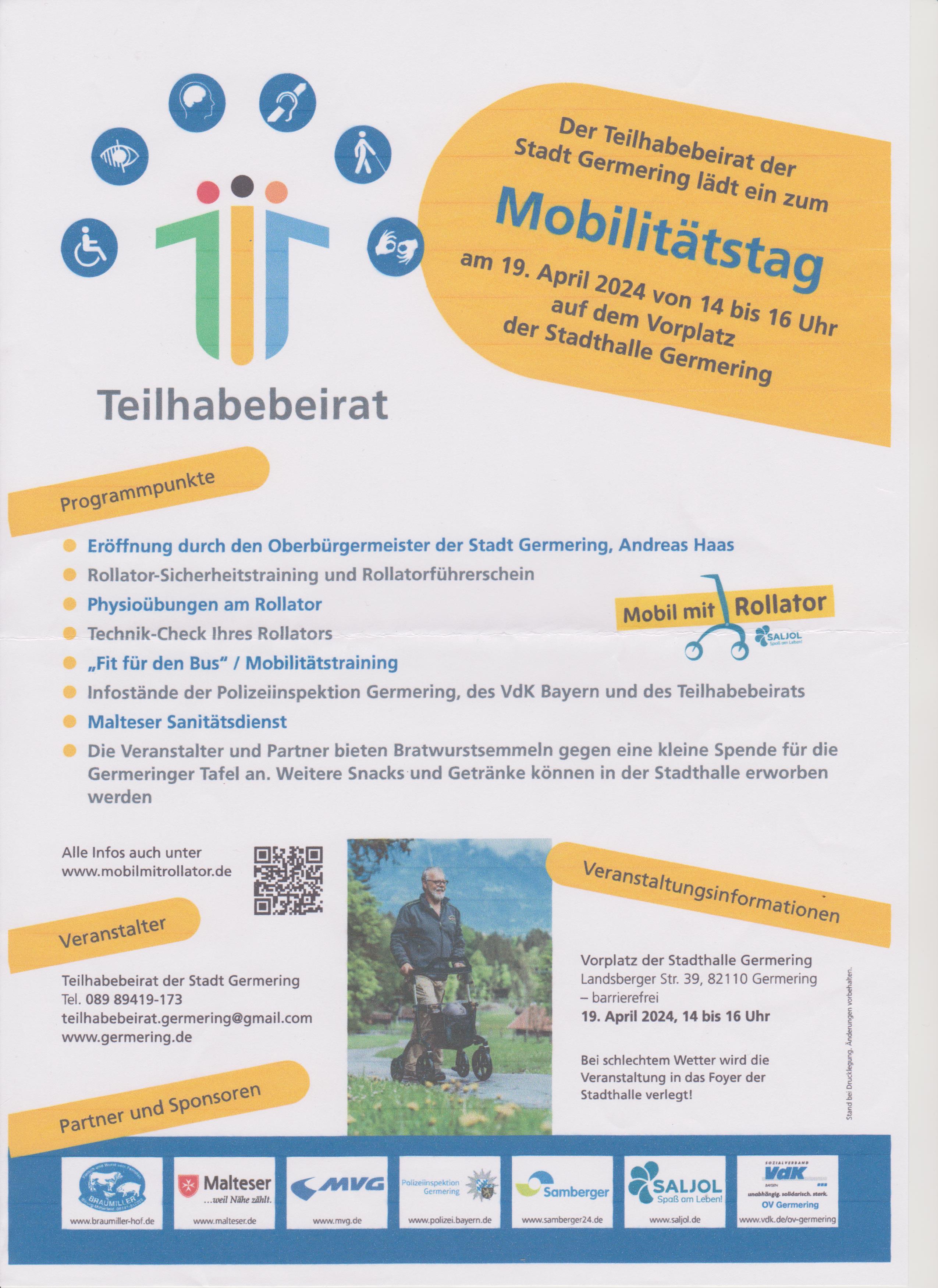 Flyer Rollatortraining