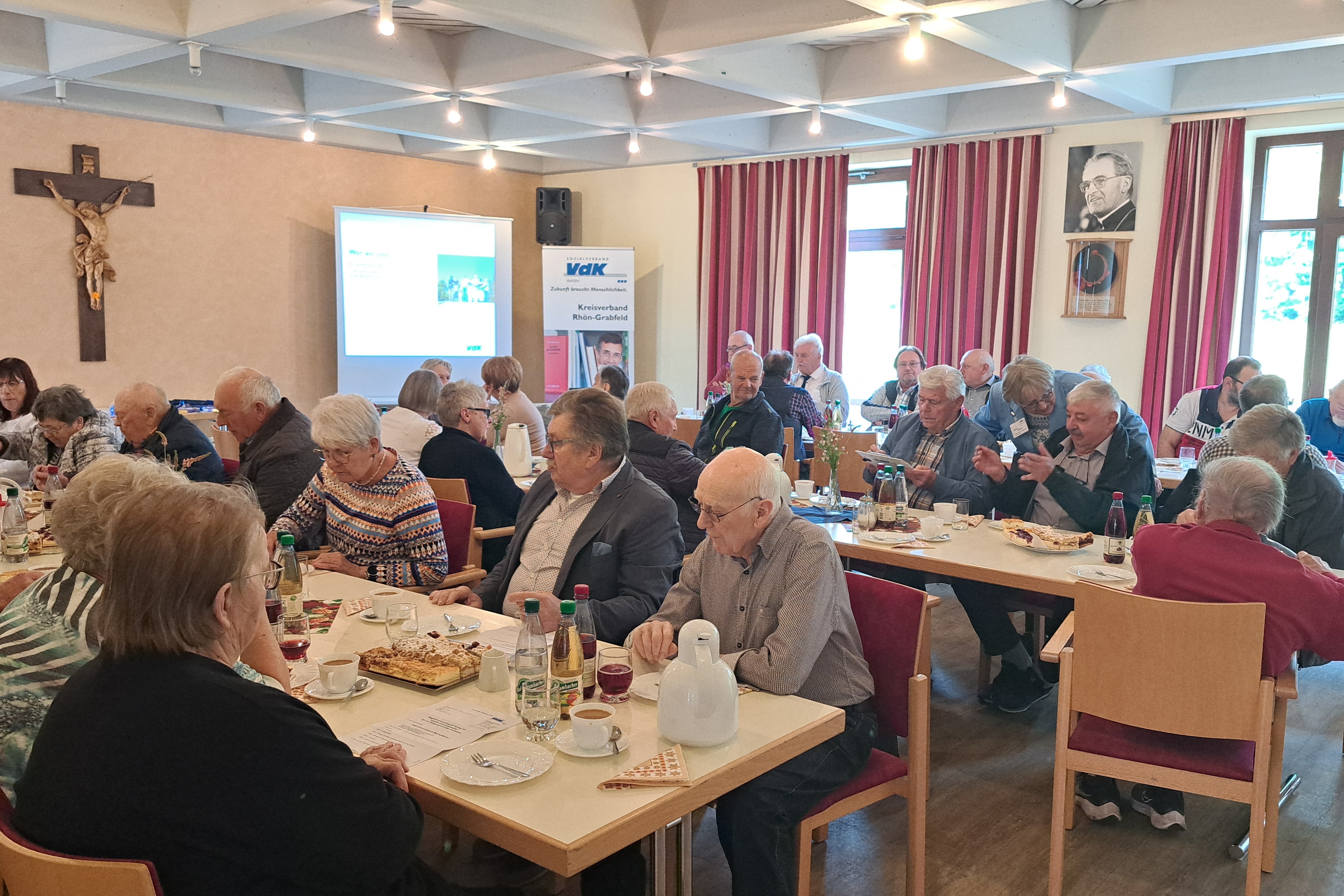 Bei der Mitgliederversammlung war der Saal komplett ausgefüllt gefüllter Saal