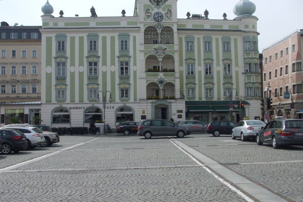 Rathausplatz in Gmunden Rathausplatz in Gmunden