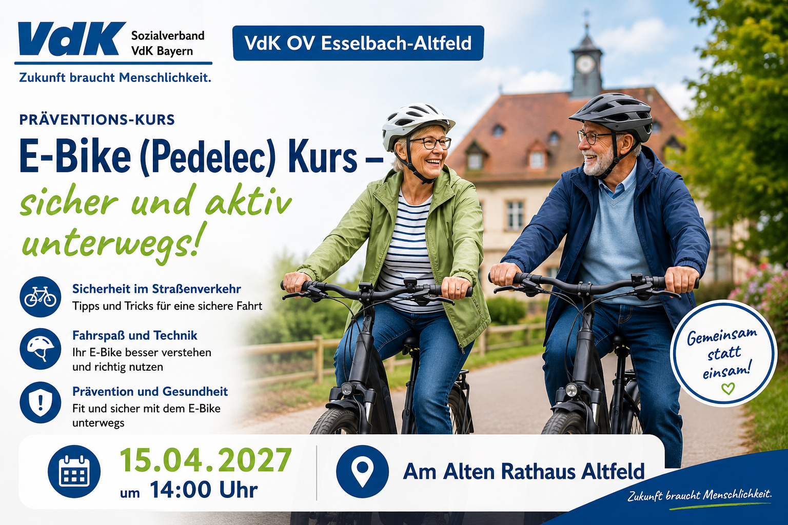 Themenbild zum E-Bike/Pedelec Kurs