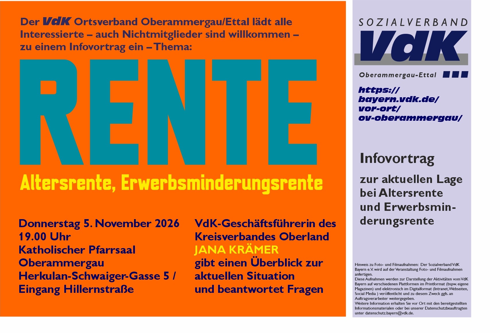 Infovortrag Rente