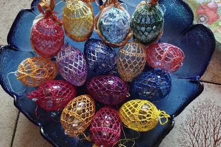 Ostereier im "neuen Kleid"