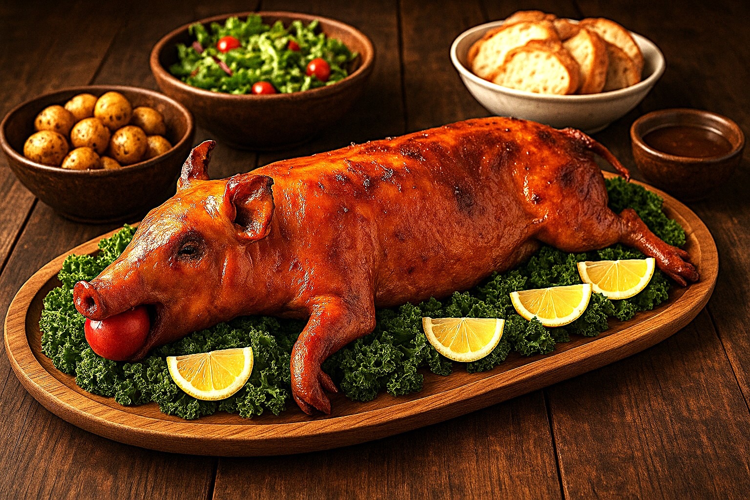 Bild zum Spanferkelessen Bild zum Spanferkelessen