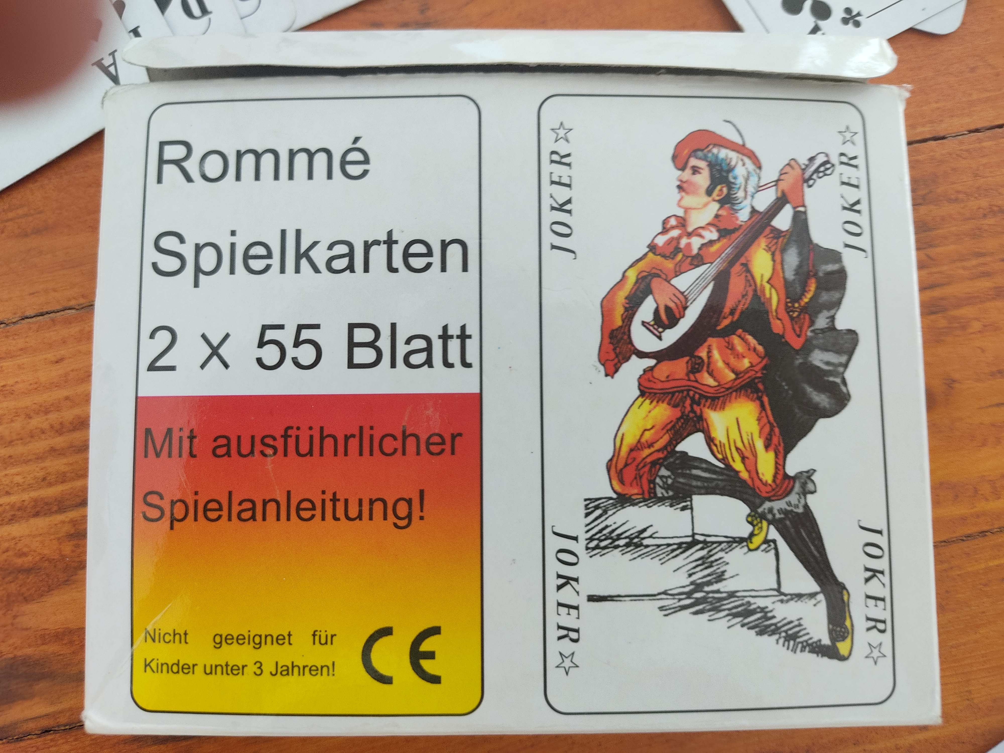 Foto vom Kartenspiel