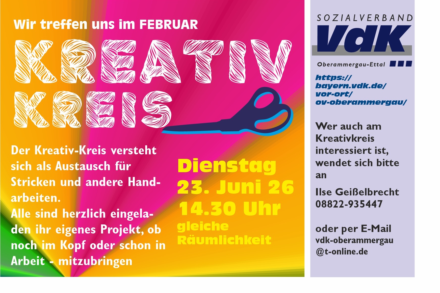 Kreativ-Kreis im Juni