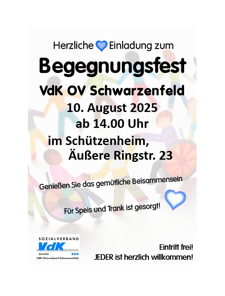 Begegnungsfest 2025 VdK OV Schwarzenfeld