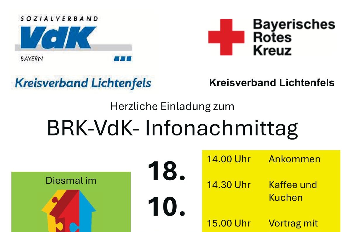 BRK VdK Infonachmittag BRK VdK Infonachmittag