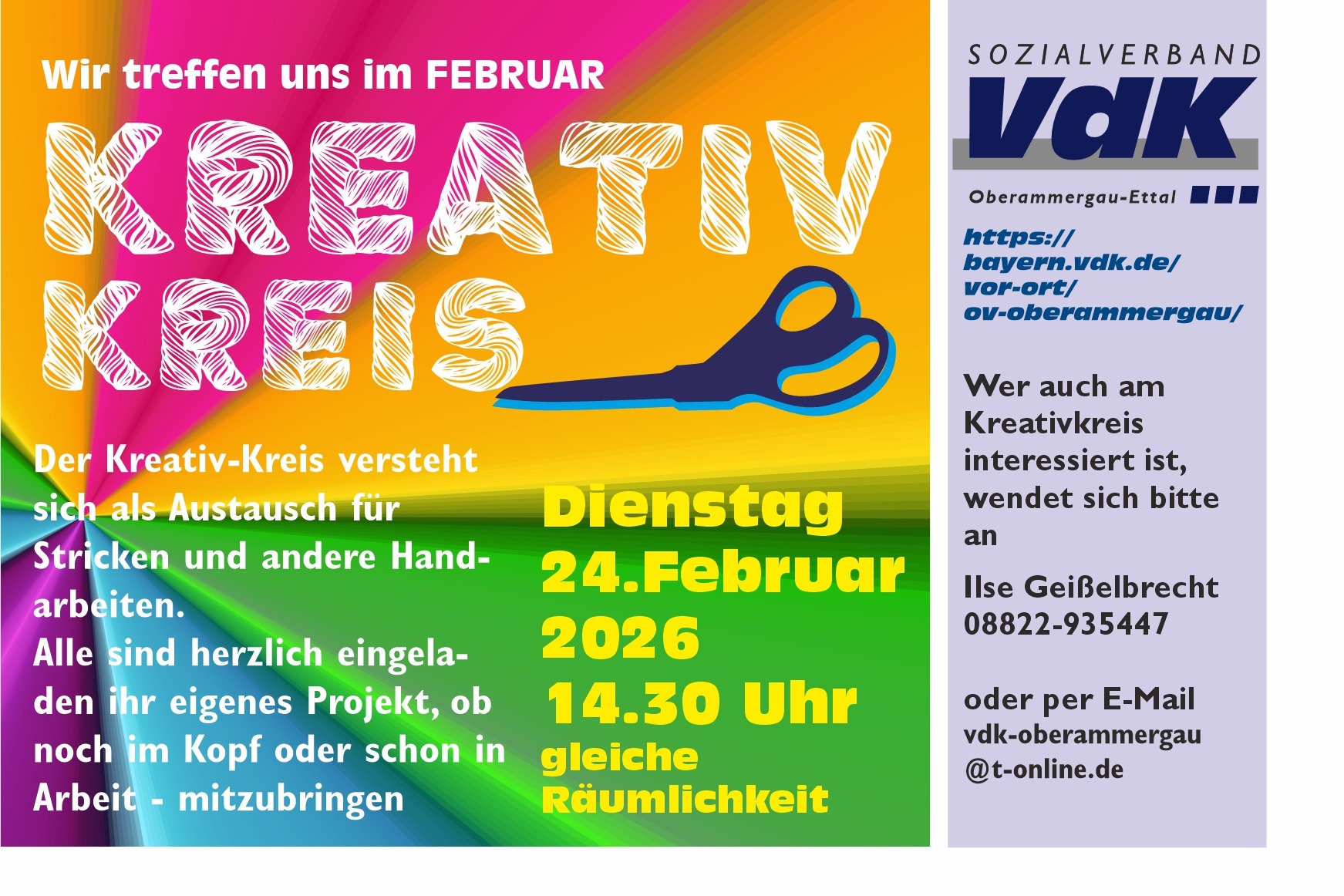 Kreativ-Kreis im Februar