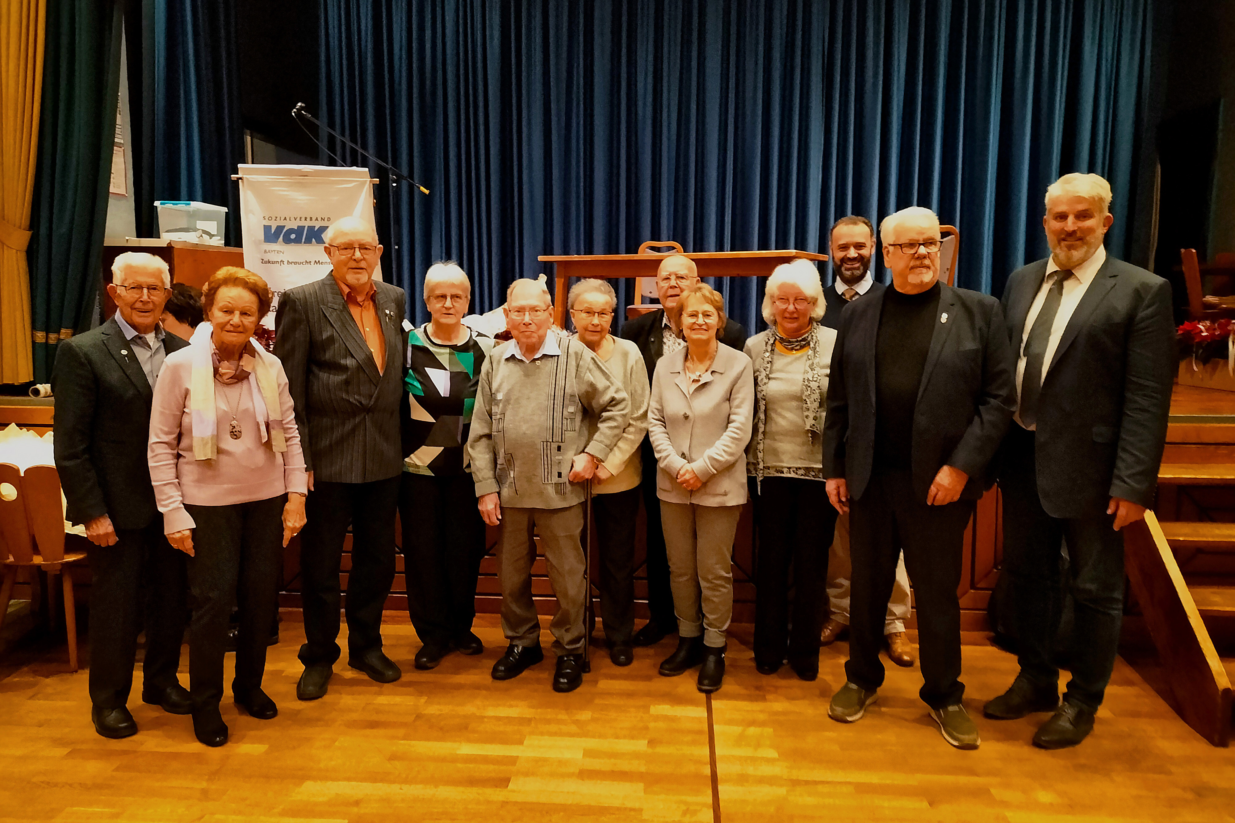 Ehrung der langj&auml;rigen Mitarbeiter und Mitglieder