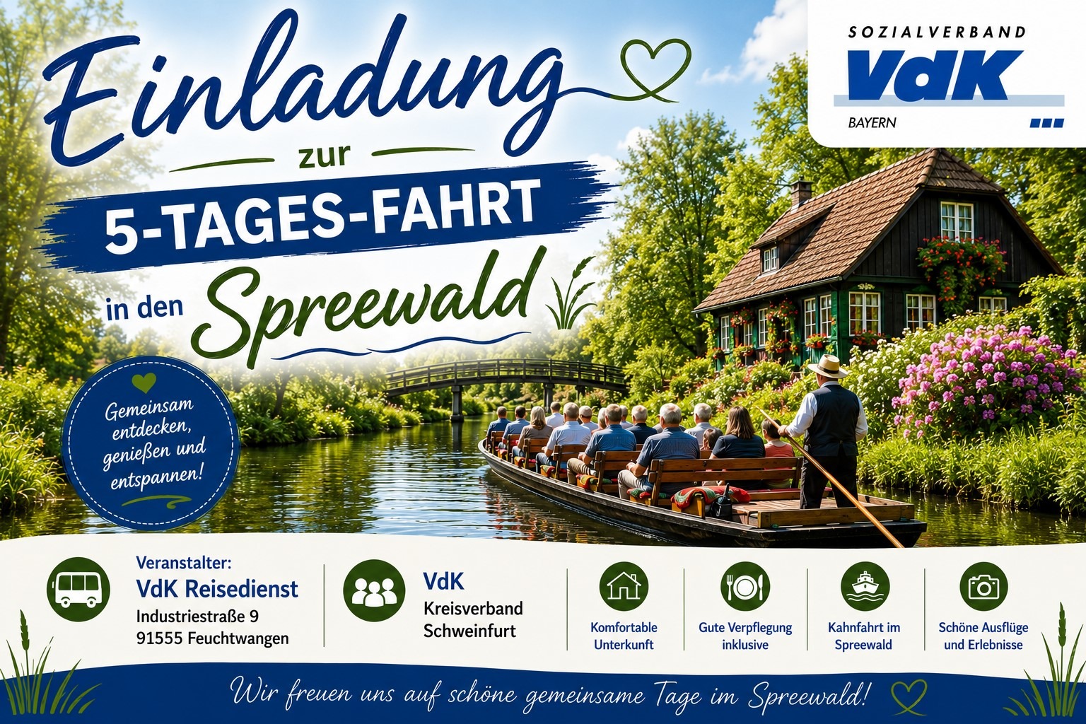 Einladungsbild f&uuml;r die Spreewaldreise