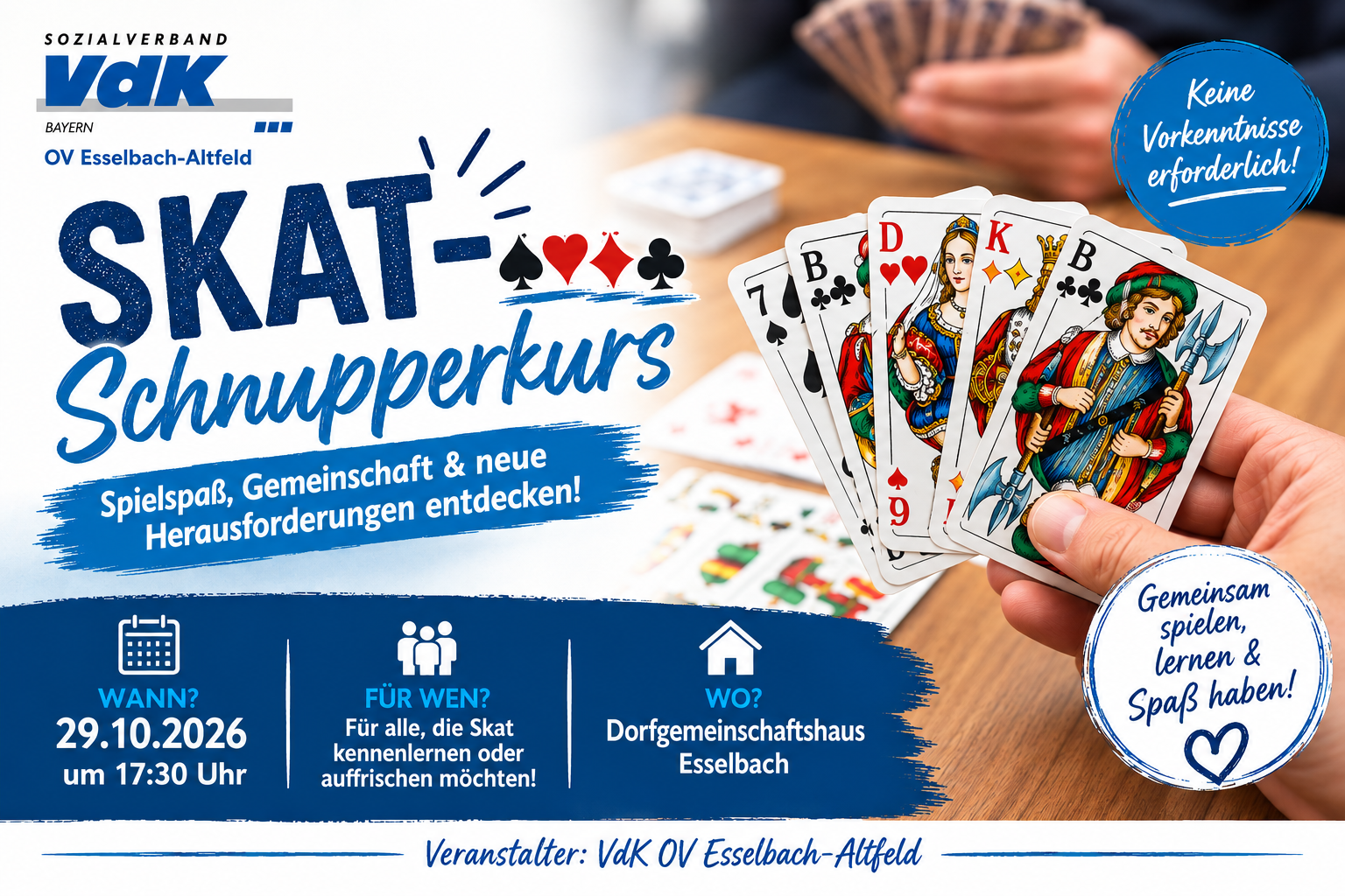 Skat Themenbild "Skat Schnupperkurs"