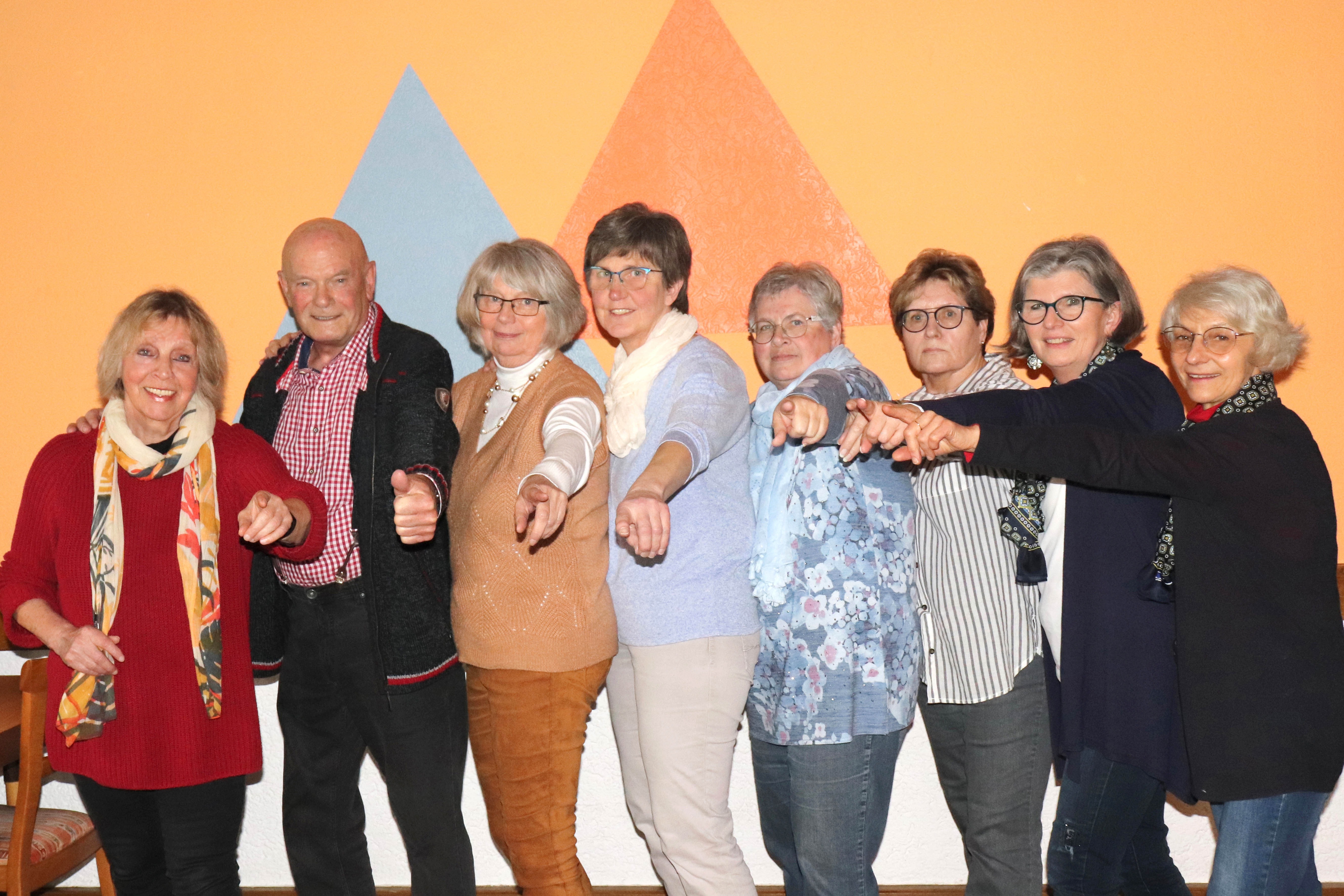 Das Foto zeigt den Vorstand des VdK Ortsverbandes Lichtenfels in seiner urspr&uuml;nglichen Besetzung.