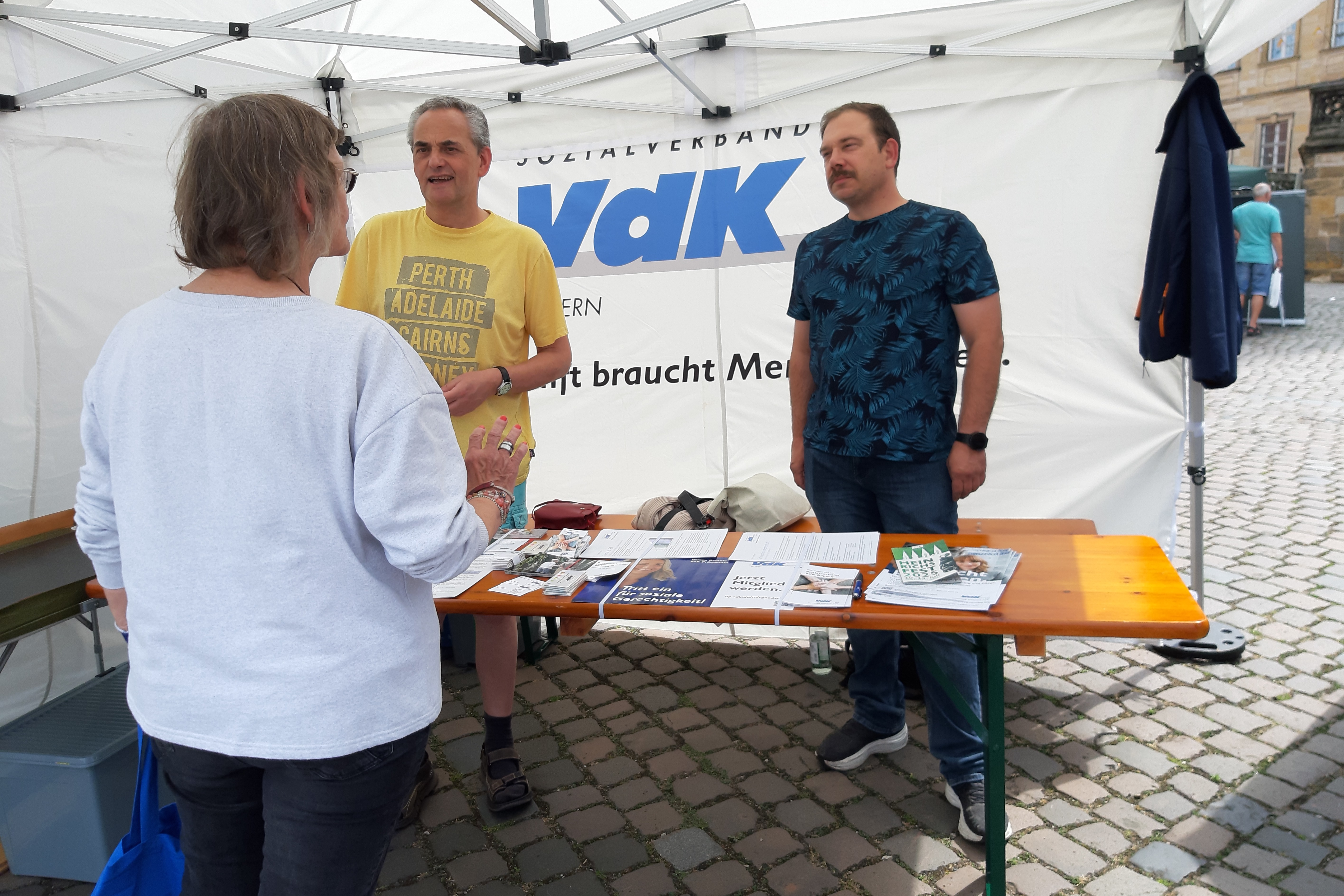 VdK-Kreisverband Bamberg - Infostand beim Heinrichsfest VdK-Kreisverband Bamberg - Infostand beim Heinrichsfest